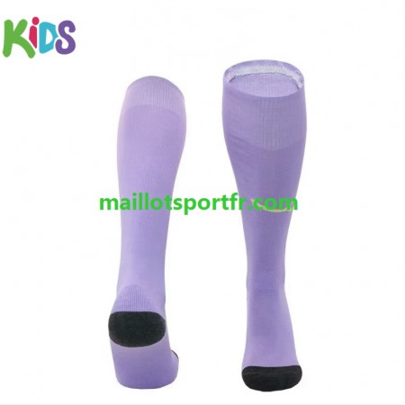 Manchester City Gardien Enfant Exterieur Chaussettes Violet 2023/24